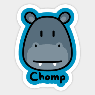 Hippo go chomp Sticker